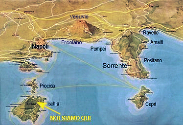 Noi siamo qui, a Barano d'Ischia. 