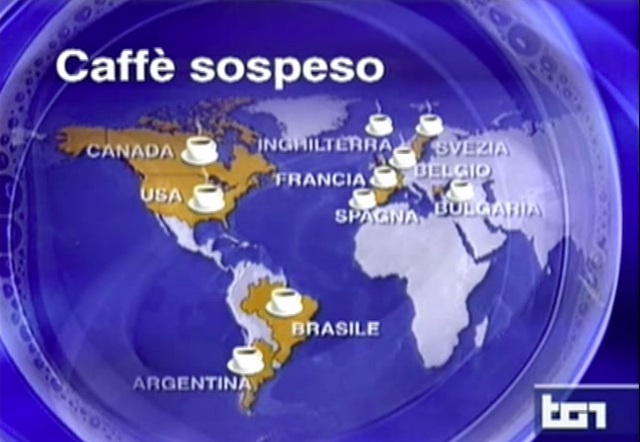 Rete del caffè sospeso nel Mondo