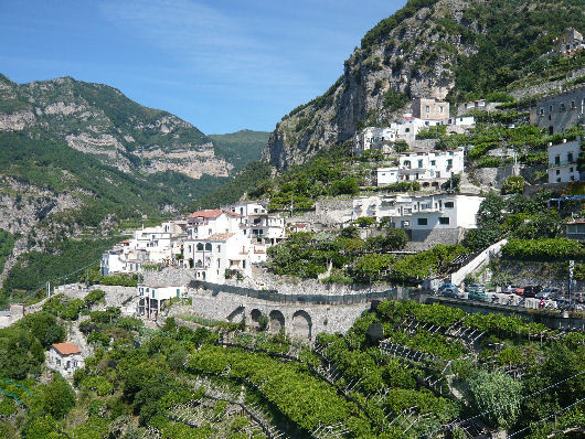 Costiera Amalfitana, Scala, Pontone, panorama