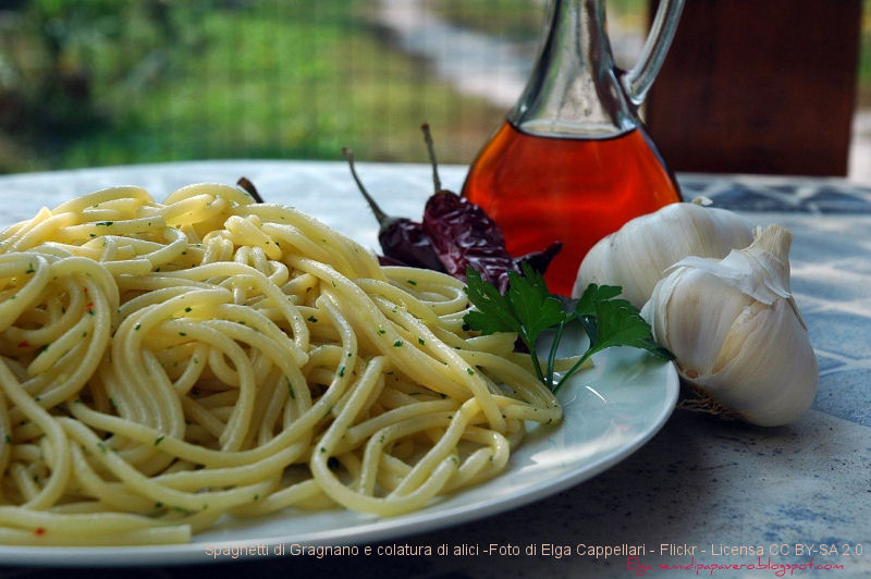 Spaghetti di Gragnano e colatura di alici